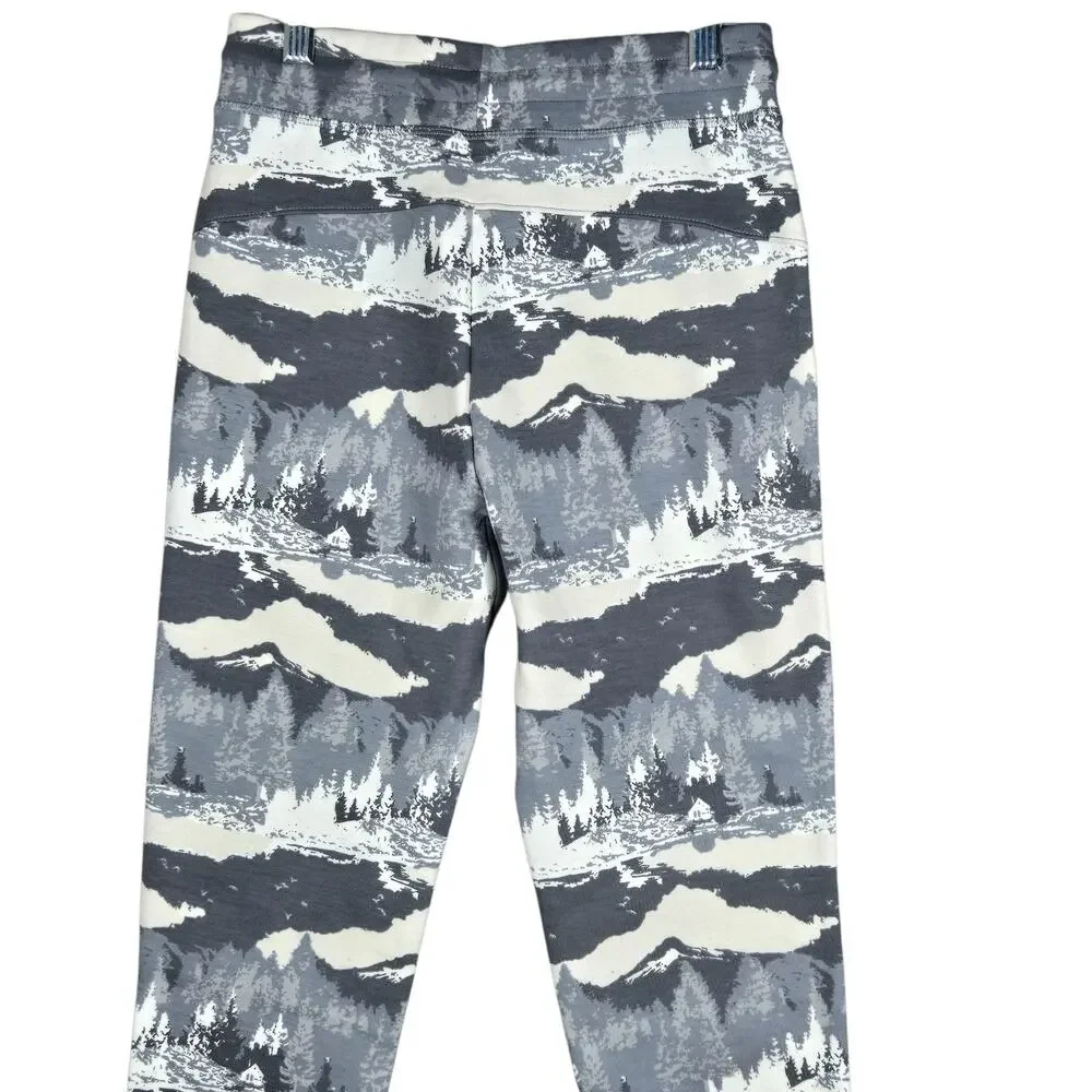 GapFit‎ Pants Kids Medium Gray Nature Mist Fit Tech Joggers Zip Pockets Casual